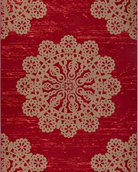 Hanse Home Červený koberec Hanse Home Gloria Lace, 120 x 170 cm