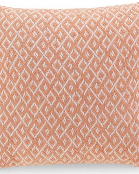 Euromant Korálově oranžový povlak na polštář Euromant Agave, 45 x 45 cm