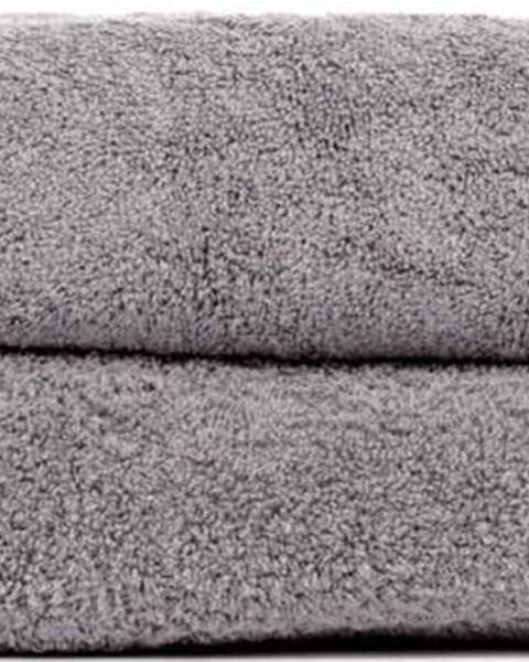 Bonami Sada 2 antracitově šedých ručníků ze 100% bavlny Bonami Selection, 50 x 90 cm