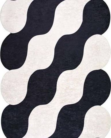Černo-béžový koberec Vitaus Farsiko, 80 x 150 cm