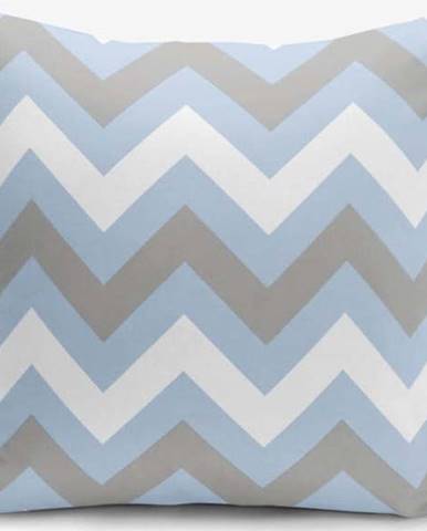 Povlak na polštář Minimalist Cushion Covers Zigzag Blue, 45 x 45 cm