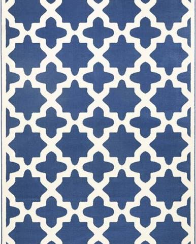 Modrý koberec Zala Living  Noble, 140 x 200 cm
