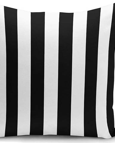 Povlak na polštář Minimalist Cushion Covers BW Stripes Minimalismo, 45 x 45 cm