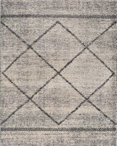 Šedý koberec Universal Kasbah Gris, 133 x 190 cm