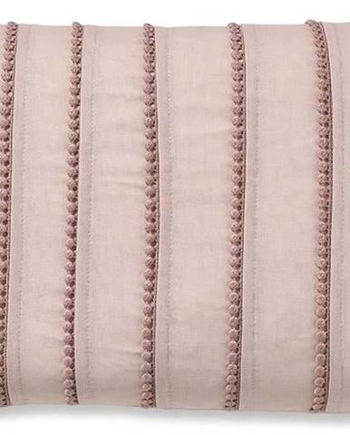Růžový povlak na polštář Catherine Lansfield Pom Pom, 30 x 40 cm