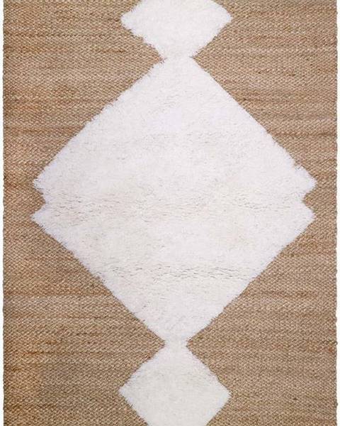 Nattiot Přírodní ručně vyrobený koberec Nattiot Elton, 110 x 170 cm