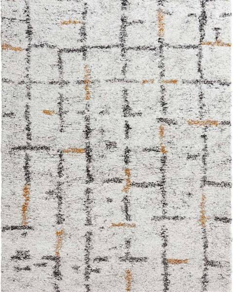 Mint Rugs Krémový koberec Mint Rugs Grid, 120 x 170 cm