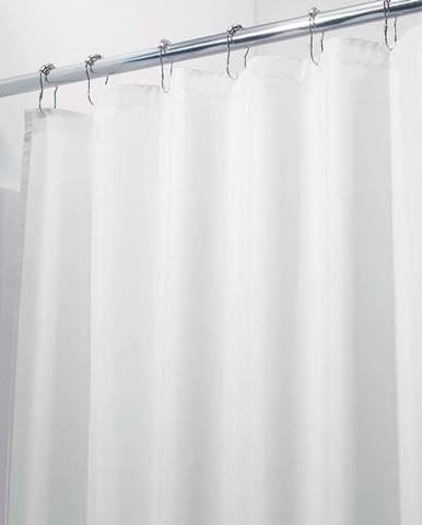 Bílý sprchový závěs iDesign, 200 x 180 cm