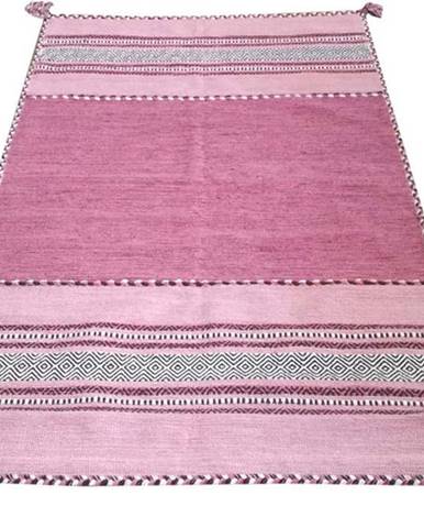 Růžový bavlněný koberec Webtappeti Antique Kilim, 70 x 140 cm