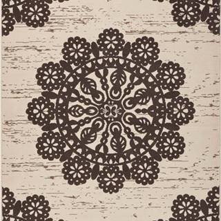 Hnědý koberec Hanse Home Gloria Lace, 120 x 170 cm