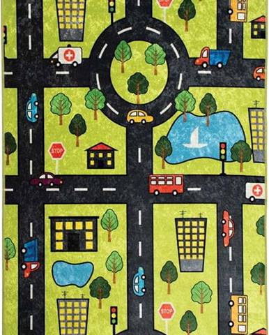 Dětský koberec Green City, 140 x 190 cm