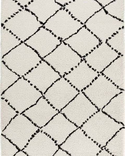 Mint Rugs Béžovo-černý koberec Mint Rugs Hash, 80 x 150 cm