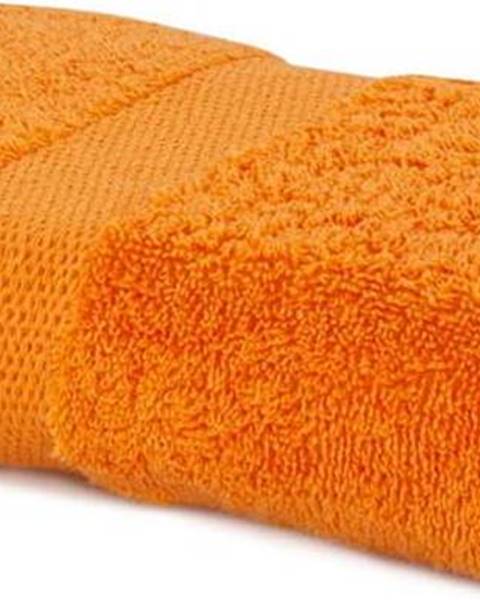 DecoKing Oranžový ručník DecoKing Marina, 50 x 100 cm
