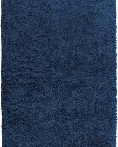 Tmavě modrá koupelnová předložka Wenko Belize, 55 x 65 cm