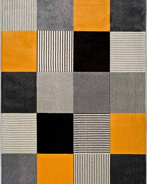 Universal Oranžovo-šedý koberec Universal Gladys Lento, 80 x 150 cm