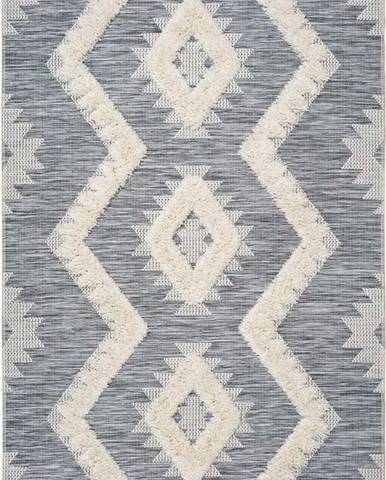 Bílo-šedý koberec Universal Cheroky Merto, 155 x 230 cm