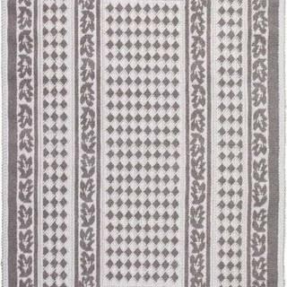 Šedobéžový bavlněný koberec Vitaus Olvia, 100 x 150 cm