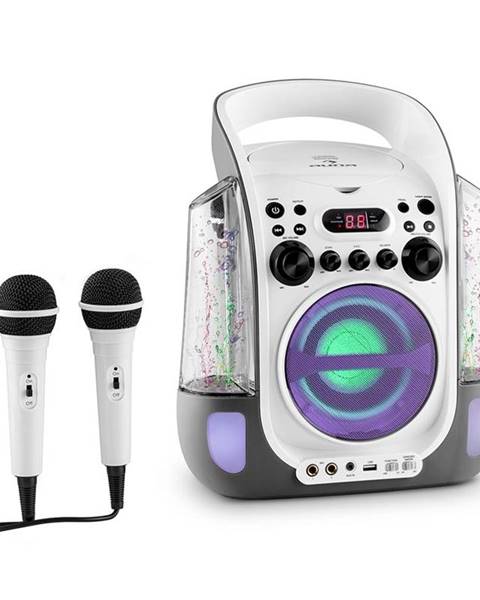 Auna Auna Kara Liquida, karaoke systém, CD, USB, MP3, fontána, LED, 2 x mikrofon, přenosný