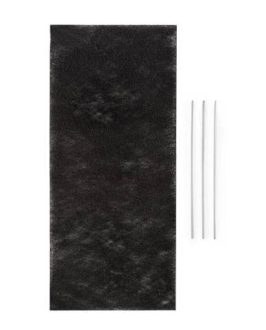 Klarstein Royal Flush 60 filtr s aktivním uhlím, filtrační podložka, 37,5x16,7 cm