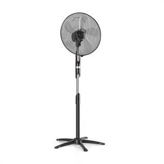 Klarstein Summer Vibe, stojící ventilátor 16" 55 W 2040 m³/h, oscilace 65 °, černá barva