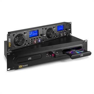 Power Dynamics PDX350, duální DJ-CD/USB-přehrávač-ovladač, CD/USB/MP3, černý