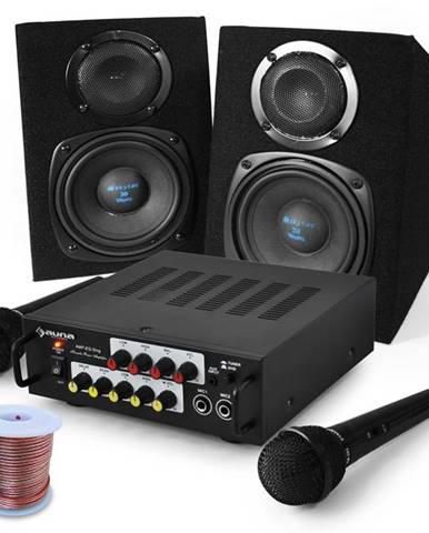 Electronic-Star Karaoke set 'EQ Sing', zesilovač, reproduktory, mikrofony