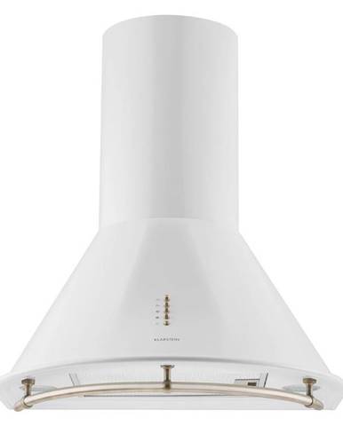 Klarstein Lumio Neo, bílý, retro komínový odsavač par, 60 cm, 610m ³/h, ušlechtilá ocel