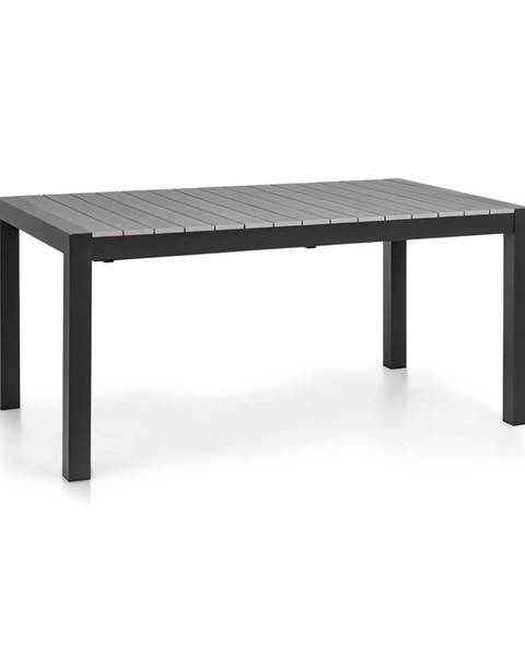 Blumfeldt Blumfeldt Menorca Expand, zahradní stůl, 163x95cm, hliník, polywood, antracitový