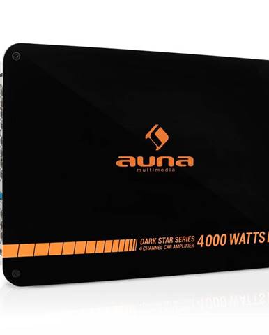 Auna Dark Star 4000, 400 W RMS, 4kanálový koncový zesilovač