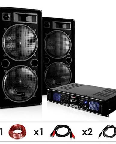 Electronic-Star DJ PA systém "DJ-42", zesilovač, reproduktor 3000W