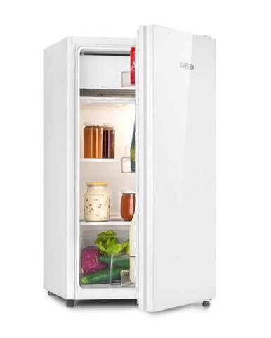 Klarstein Luminance Frost, chladnička, 91 l, A+, chladící prostor na zeleninu, 2 skleněné police, bílá