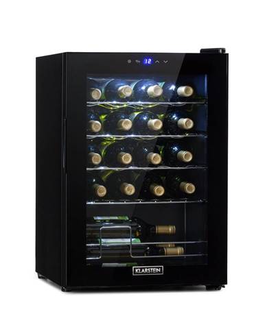 Klarstein Shiraz 20 Uno chladnička na víno 53 litrů 20 lahví Dotykový ovládací panel 5–18 °C