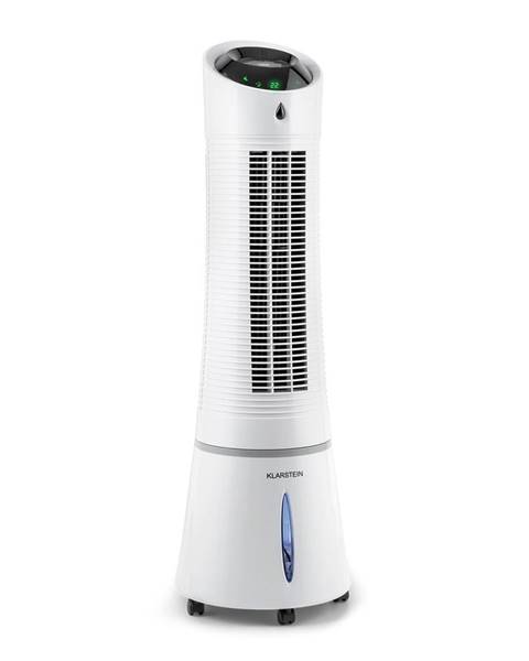 Klarstein Skyscraper Ice 4 v 1, ventilátor, ochlazovač vzduchu, čistička vzduchu, zvlhčovač vzduchu, 210 m³/h, 30 W, oscilace, mobilní, dálkové ovládání