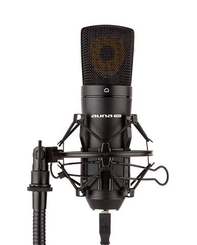 Auna Pro MIC-920B, USB kondenzátorový mikrofon, studiový, velkomembránový, černá barva