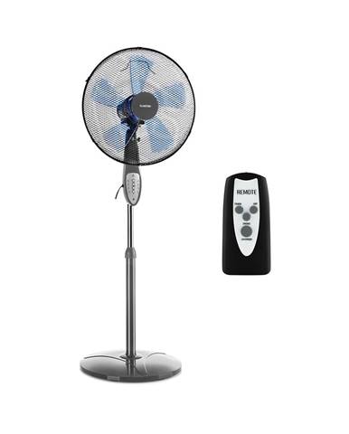 Klarstein Summerjam, stojanový ventilátor, 41 cm, 50 w, 3 stupně rychlosti, průtok vzduchu 69,18 m³/min., včetně dálkového ovladače, šedý