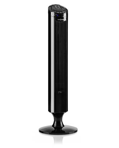 OneConcept Blitzeis, sloupový ventilátor, 40 W, 45 ° oscilace, černý