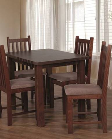 Jídelní set Barol - Stůl 100x70, 4x židle