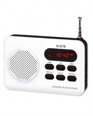 Radiopřijímač ices impr-112 bílá