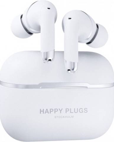 Špuntová sluchátka happy plugs air 1 anc - white