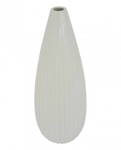 Keramická váza vk33 bílá lesklá