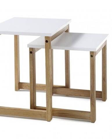 Konfereční stolek - dřevěný konferenční stolek juvena - set 2 kusů