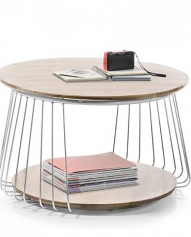 Konfereční stolek - dřevěný konferenční stolek selvan - 70x42x70