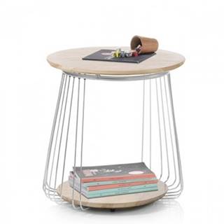 Konfereční stolek - dřevěný konferenční stolek selvan - 50x51x50