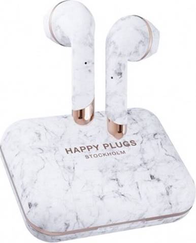 True Wireless sluchátka Happy Plugs Air 1 Plus, bílo šedá