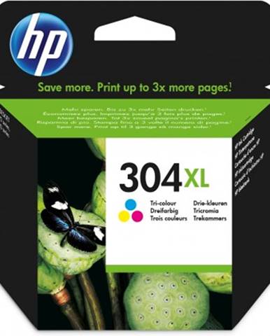 Cartridge HP N9K07AE, 304XL, Tri-color
