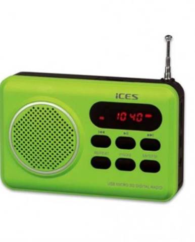 Radiopřijímač ices impr-112 zelená