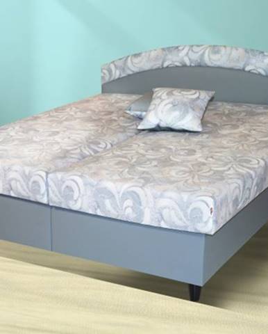 Čalouněná postel Corveta 180x200, šedá, vč. matrace a úp