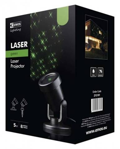 Vánoční dekorace laserový dekorativní projektor emos zy2191, zelené hvězdy