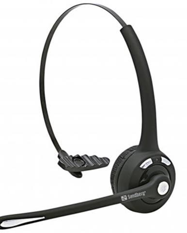 Sluchátka přes hlavu sluchátka sandberg bluetooth office s mikrofonem, mono, černá
