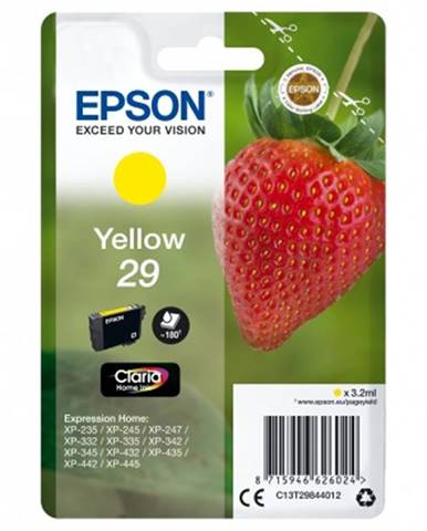Cartridge Epson C13T29844010, Claria Home T2984, žlutá